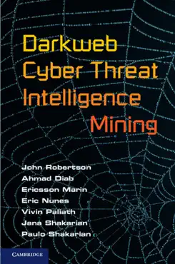 darkweb cyber threat intelligence mining book cover image