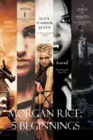 Morgan Rice: 5 Beginnings (Turned, Arena one, A Quest of Heroes, Rise of the Dragons, and Slave, Warrior, Queen) sinopsis y comentarios
