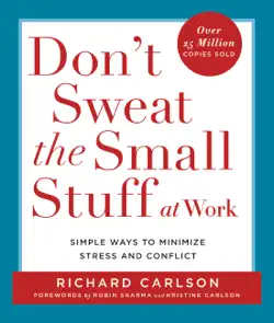 don't sweat the small stuff at work book cover image