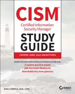 cism certified information security manager study guide book cover image