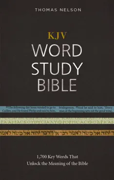 kjv, word study bible, red letter book cover image