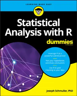 statistical analysis with r for dummies book cover image