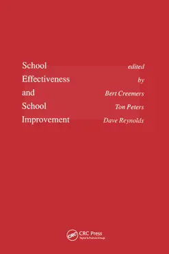 school effectiveness and school improvement book cover image
