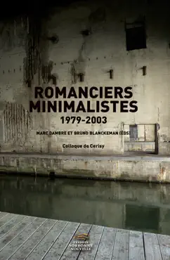 romanciers minimalistes 1979-2003 book cover image