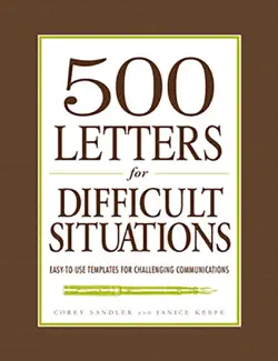 500 letters for difficult situations book cover image