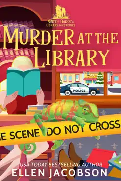 murder at the library book cover image