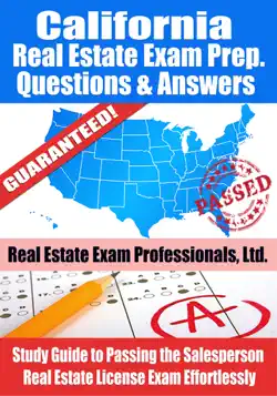 california real estate exam book cover image