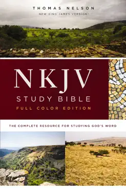 nkjv study bible, full-color book cover image