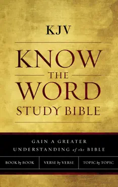 kjv, know the word study bible, red letter book cover image