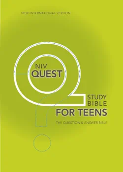 niv, quest bible for teens book cover image
