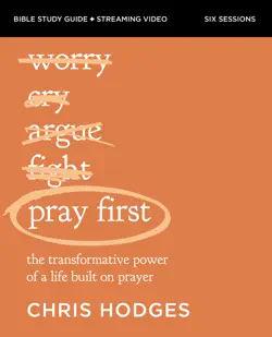 pray first bible study guide plus streaming video book cover image