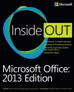 microsoft office inside out book cover image