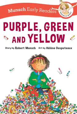 purple, green and yellow early reader book cover image