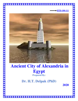ancient city of alexandria in egypt book cover image