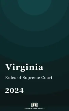 virginia rules of supreme court 2024 book cover image