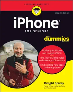 iphone for seniors for dummies book cover image