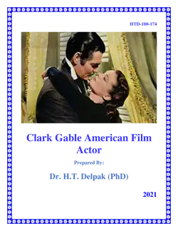 clark gable american film actor book cover image