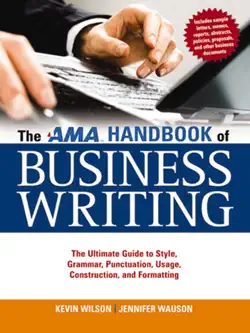 the ama handbook of business writing imagen de la portada del libro