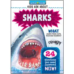 active minds kids ask about sharks book cover image