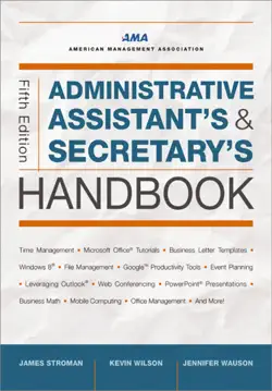 administrative assistant's and secretary's handbook imagen de la portada del libro