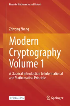 modern cryptography volume 1 book cover image