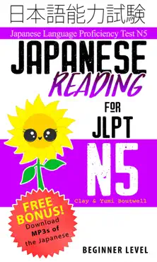 japanese reading for jlpt n5 book cover image