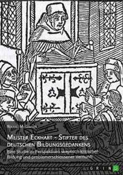 meister eckhart - stifter des deutschen bildungsgedankens imagen de la portada del libro