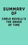 Summary of Carlo Rovelli’s The Order of Time sinopsis y comentarios