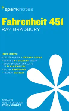 fahrenheit 451 sparknotes literature guide book cover image