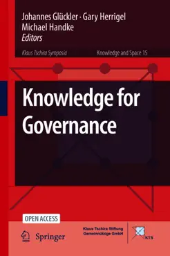 knowledge for governance book cover image