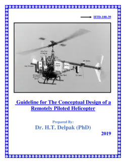 guideline for the conceptual design of a remotely piloted helicopter book cover image