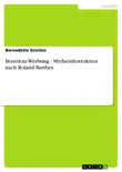 Benetton-Werbung - Mythendestruktion nach Roland Barthes synopsis, comments