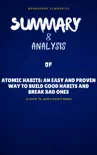 SUMMARY & ANALYSIS Of James Clear's Book ATOMIC HABITS sinopsis y comentarios
