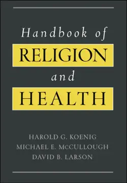 handbook of religion and health book cover image