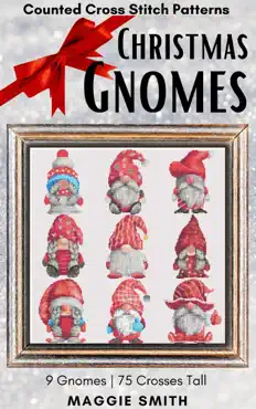 christmas gnomes counted cross stitch patterns book cover image