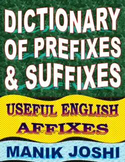 dictionary of prefixes and suffixes book cover image