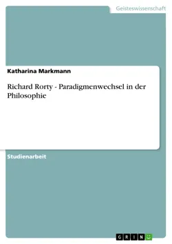 richard rorty - paradigmenwechsel in der philosophie imagen de la portada del libro