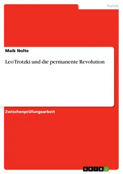 leo trotzki und die permanente revolution book cover image