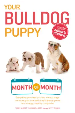 your bulldog puppy month by month book cover image