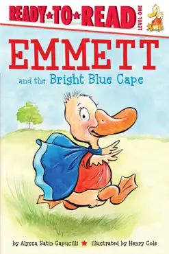 emmett and the bright blue cape imagen de la portada del libro