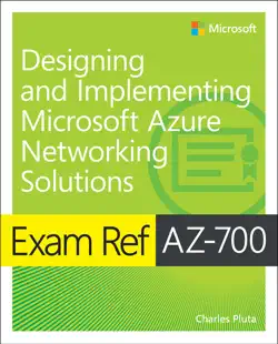 exam ref az-700 designing and implementing microsoft azure networking solutions book cover image