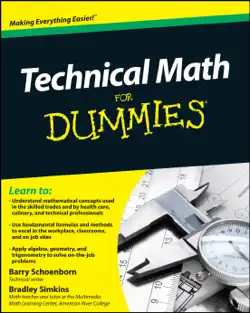 technical math for dummies book cover image