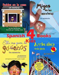 4 spanish books for kids - 4 libros para niños (with pronunciation guide in english) book cover image