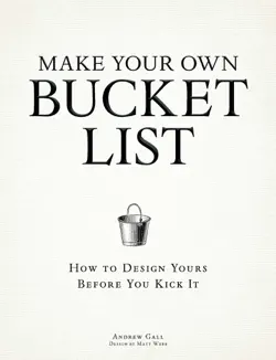 make your own bucket list book cover image