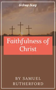 faithfulness of christ book cover image