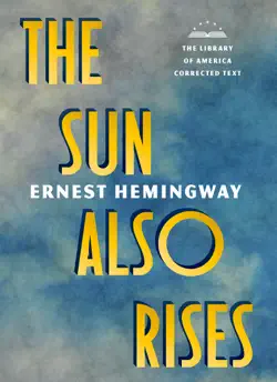 the sun also rises: the library of america corrected text book cover image