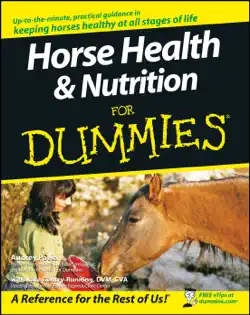 horse health and nutrition for dummies book cover image