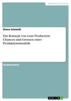 das konzept von lean production- chancen und grenzen eines produktionsmodells imagen de la portada del libro