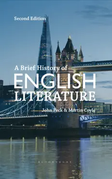 a brief history of english literature book cover image