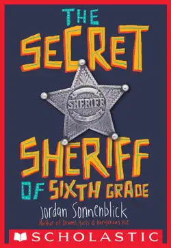 the secret sheriff of sixth grade book cover image